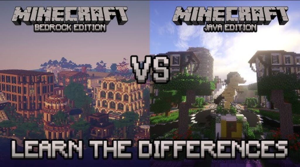 difference of java and bedrock edition
